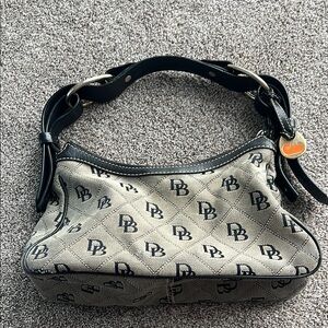 Dooney & Bourke Canvas Monogram Shoulder Bag